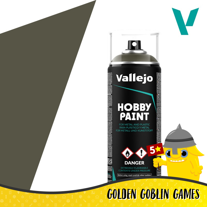 Vallejo Hobby Paint Spray: Russian Green 4BO