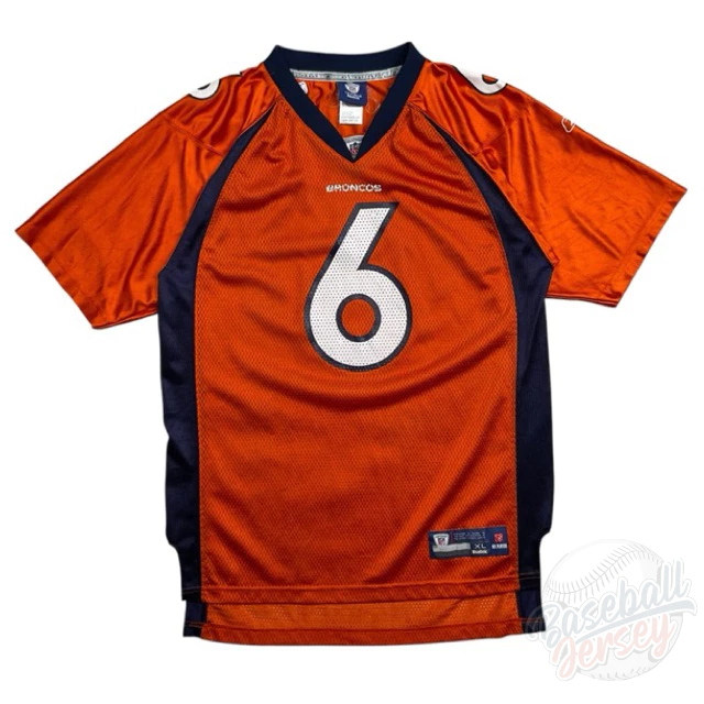เสื้ออเมริกันฟุตบอล NFL Denver Broncos #6 JAY CUTLER Jersey Reebok Size XL เด็กโต หรือ ผู้หญิง ใส่ได