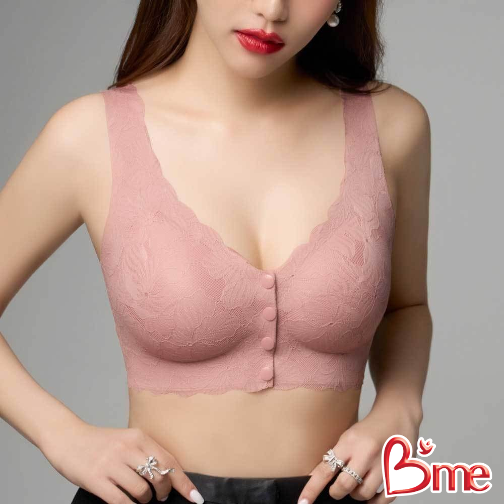 B'me เสื้อชั้นในไร้ขอบ level 2 ฟองกลาง รุ่น ME1G35 สีเบจ สีโอวัลติน สีชมพูกุหลาบ