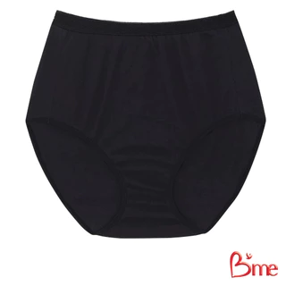 B'me กางเกงในเอวสูงผ้า Cotton รุ่น ME7101 (แพ็ก4ตัว) สีดำ สีนู้ด