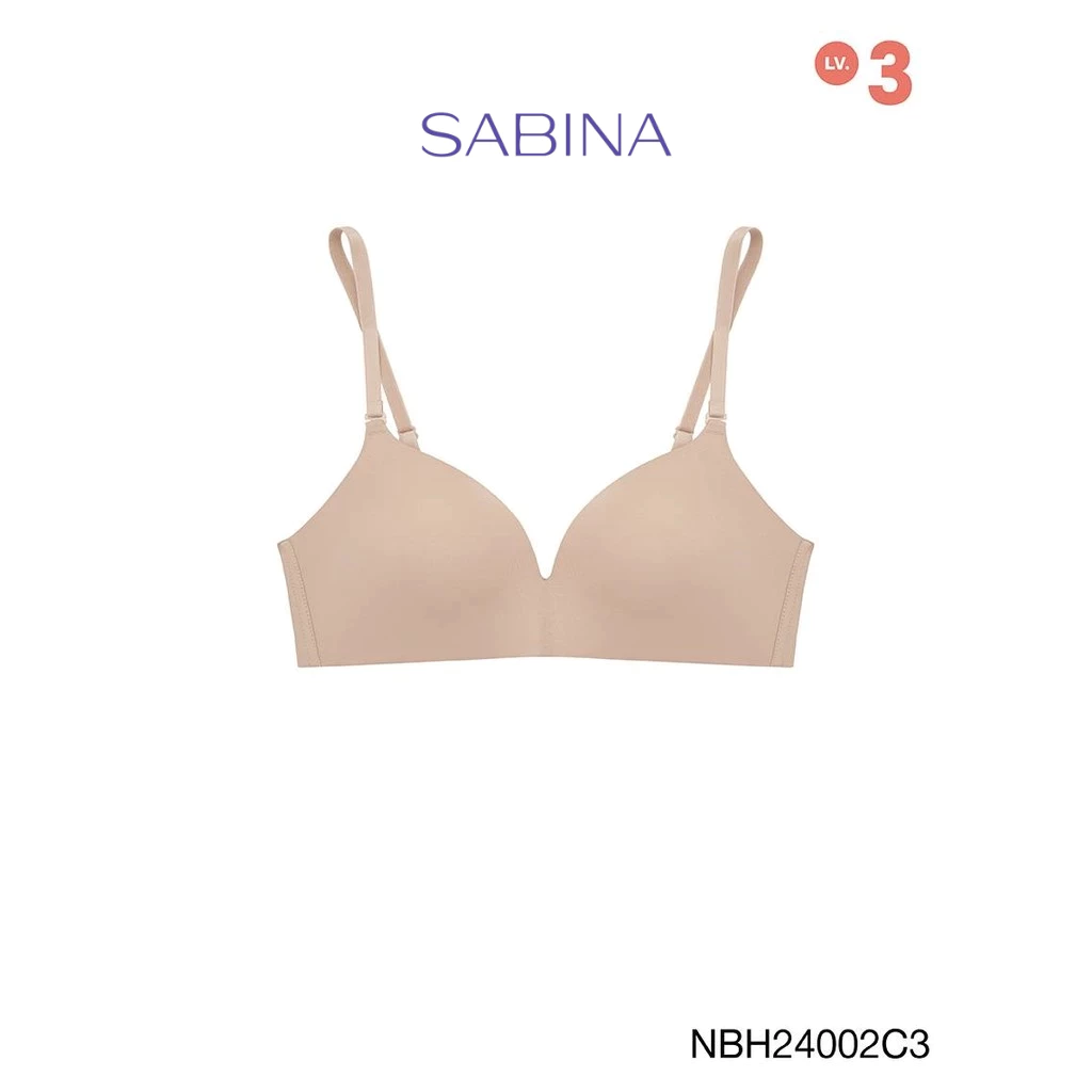[Online Exclusive] Sabina Soft Doomm Level 3 เสื้อชั้นใน ไร้โครง รหัส NBH24002C3 - สีเนื้อเข้ม