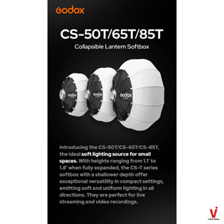 Godox Collapsible Lantern Softbox CS-50T/CS-65T/CS-85T and S…
