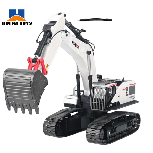 HUINA 1594 RC Excavator 1:14 เซอร์โว 22CH ALLOY 2.4GHz RTR