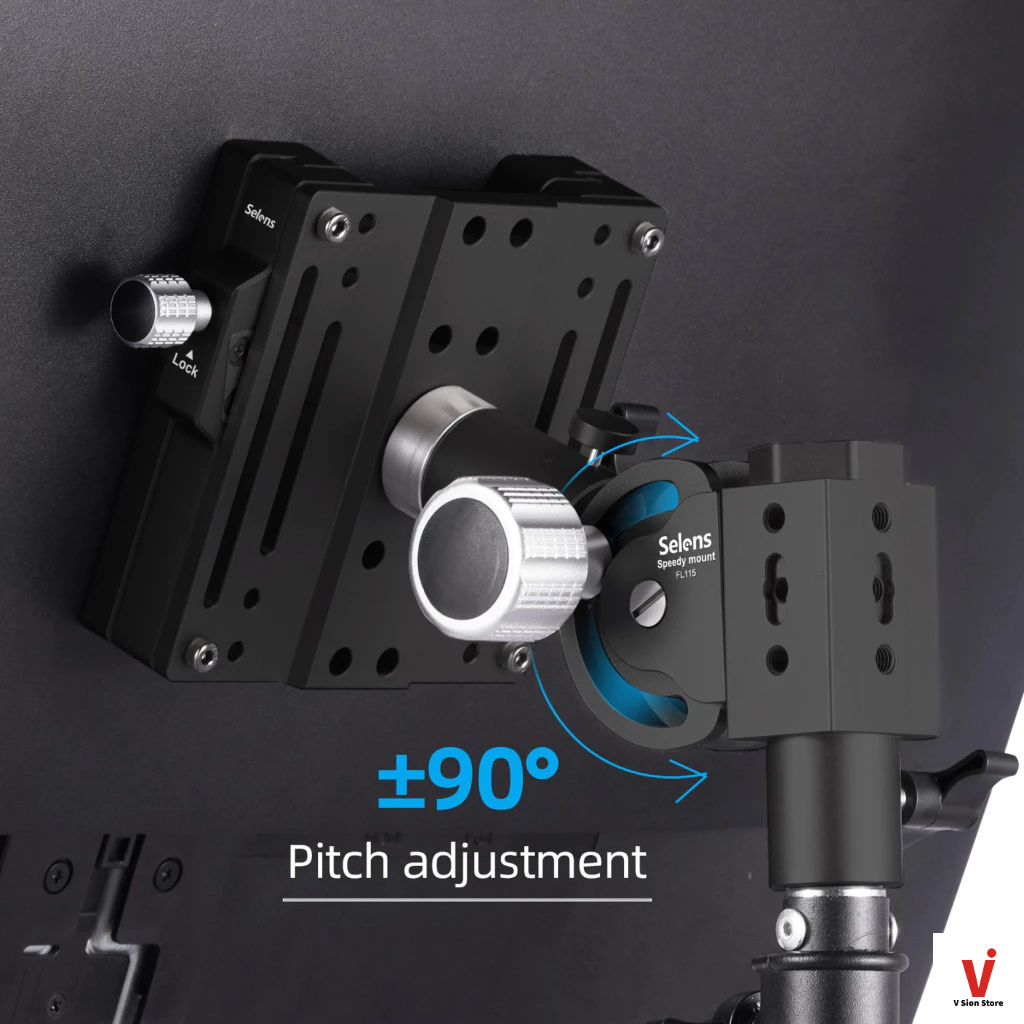 ส่งด่วน! จ.-ศ. Selens Quick Release Monitor Mount System, VESA Adapter Plate จับหลัง มอนิเตอร์ ขาตั้ง