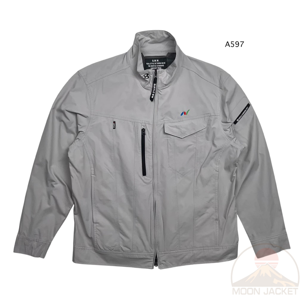 เสื้อแจ็คเก็ตผ้าร่ม Burtle เสื้อช่าง Size XXL