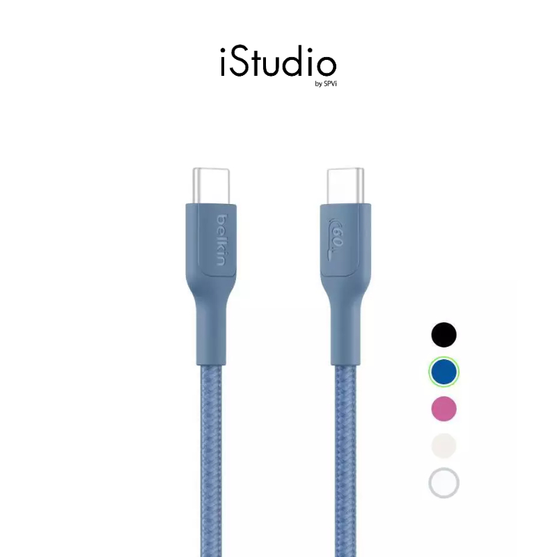 Belkin CAB024 สายชาร์จ USB-C to USB-C ชาร์จเร็ว 60 วัตต์ ได้รับการรับรอง USB-IF