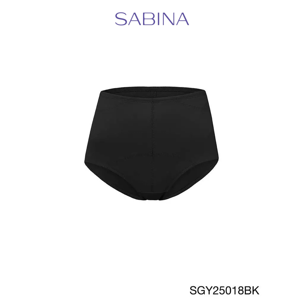 Sabina กางเกงกระชับสัดส่วนเอวสูงปานกลาง Medium Support รหัส SGY25018BK - สีดำ