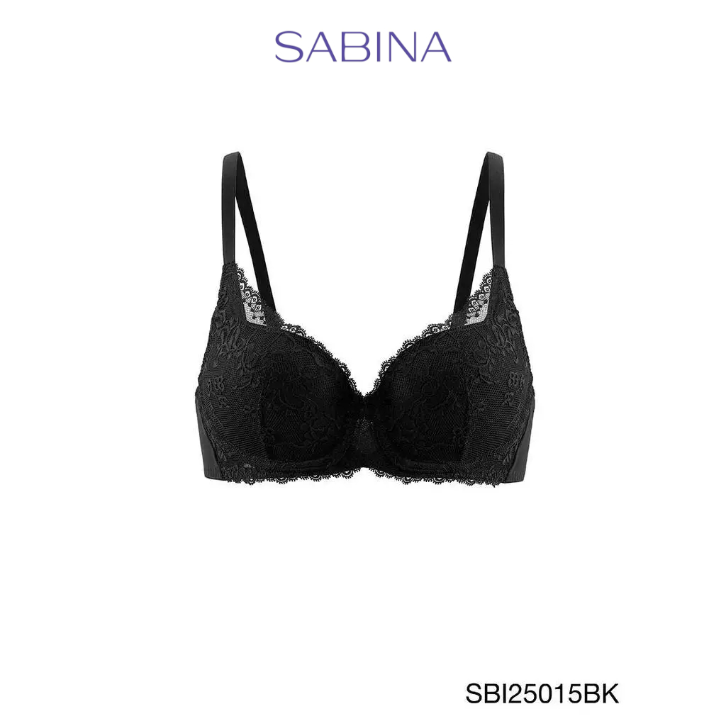 Sabina Modern V Level 3 เสื้อชั้นใน  มีโครง รหัส SBI25015BK - สีดำ