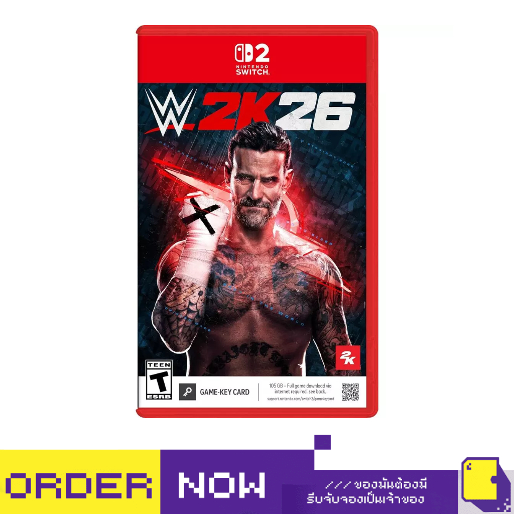 [+..••] พร้อมส่ง | NS2 WWE 2K26 (เกม Nintendo Switch™🎮)