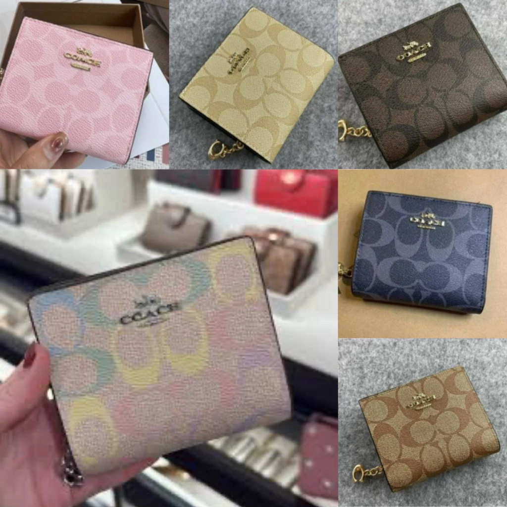 Short Wallet C3309 กระเป๋าตังค์ใบสั้นผู้หญิง กระเป๋าสตางค์ กระเป๋าใส่เหรียญ ทรงซิป ช่องเยอะ Y66U31E9
