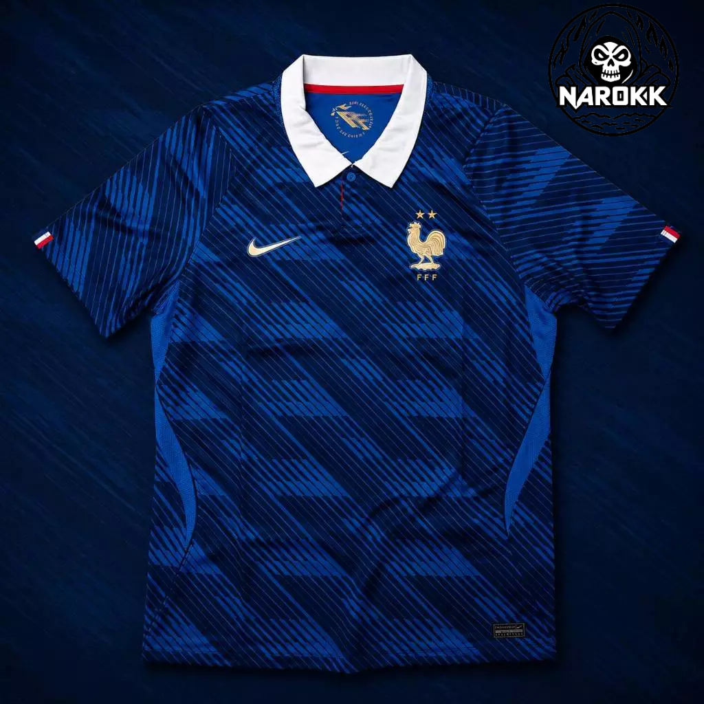 FRANCE 2026 HOME REPLICA JERSEY เกรดแฟนบอล สีน้ำเงิน ของแท้100%