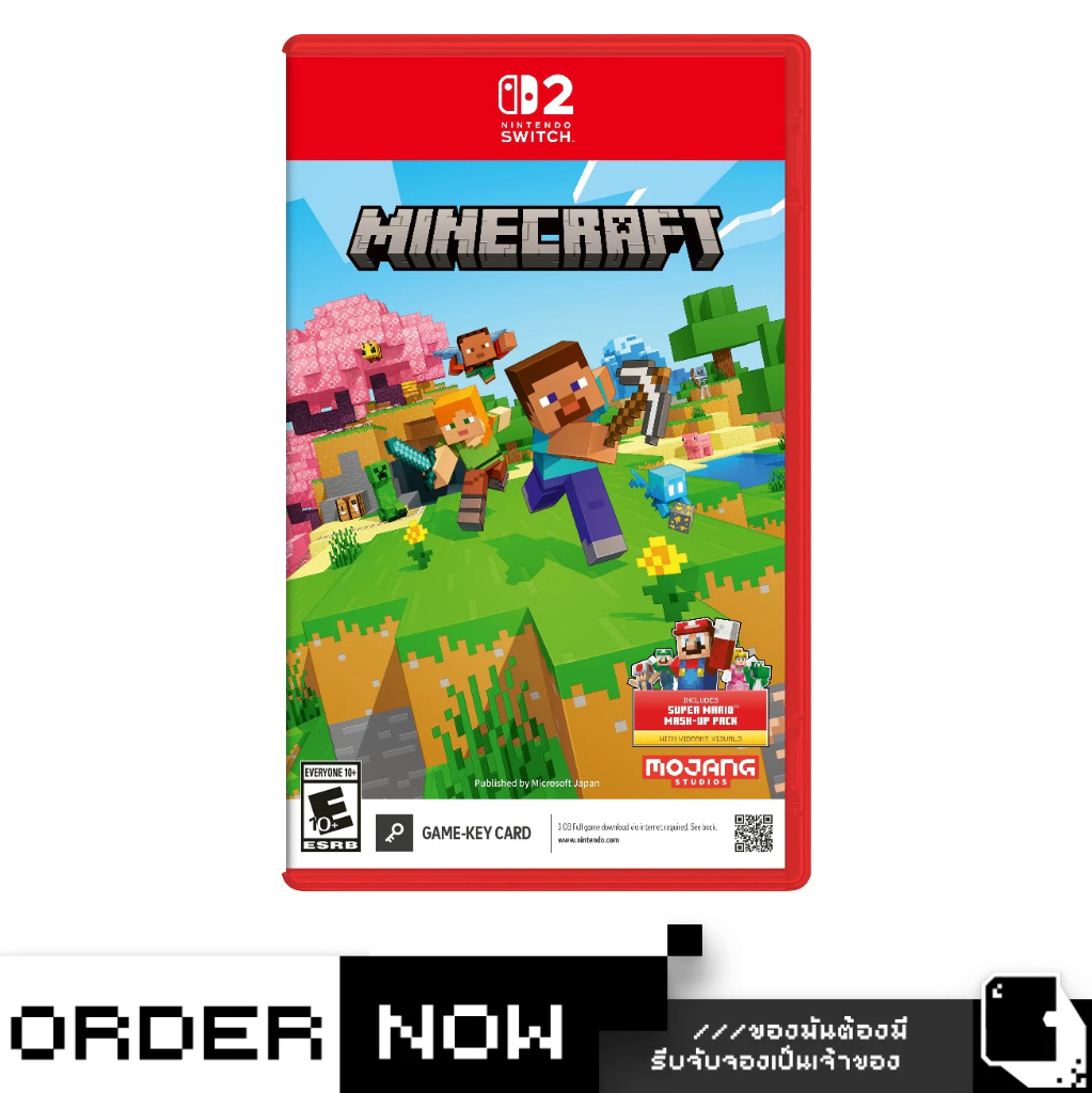 พร้อมส่ง + Pre-Order (จำหน่าย 27-Oct-2026) Nintendo Switch™ NS2 / NSW Minecraft: Switch Edition (By ClaSsIC GaME)