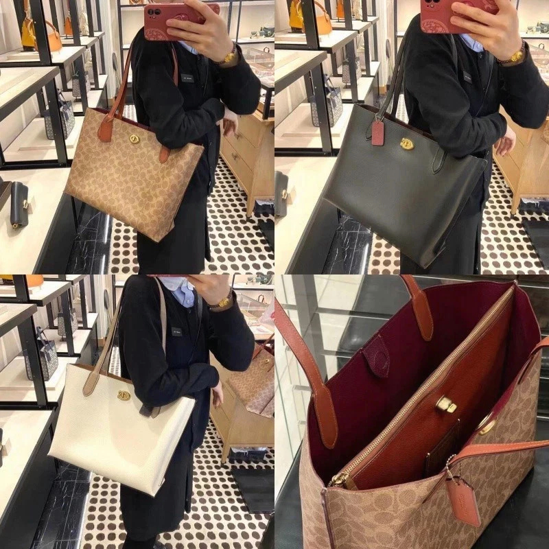 Women Tote Bag C0693 C0691 กระเป๋าสะพายข้าง กระเป๋าถือ กระเป๋าช้อปปิ้ง ความจุสูง C5O3A8D2H