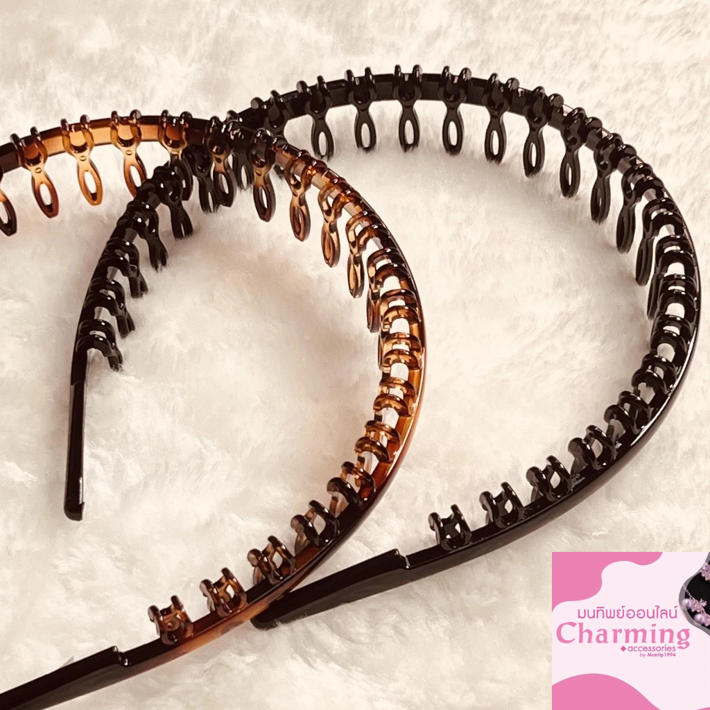 HB07-HB001 ที่คาดผม เพื่อสุขภาพ คาดผมในตำนาน นำเข้าจากเกาหลี วัสดุพรีเมี่ยม ยืดงอได้ มีฟันเก็บผมดี ไม่บีบขมับ ไม่ปวดหัว