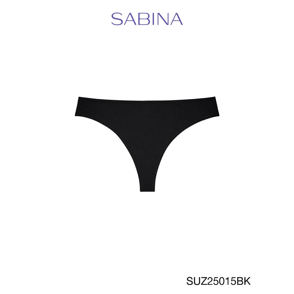Sabina Panty Zone Everyday Series กางเกงในทรงตอง รหัส SUZ25015BK - สีดำ