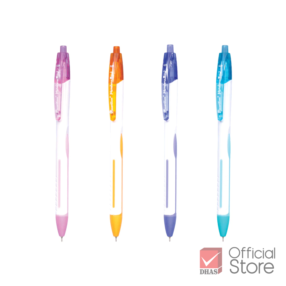 Quantum ปากกา ปากกาลูกลื่น มาร์ชเมลโล่ 0.29 น้ำเงิน จำนวน 1 ด้าม