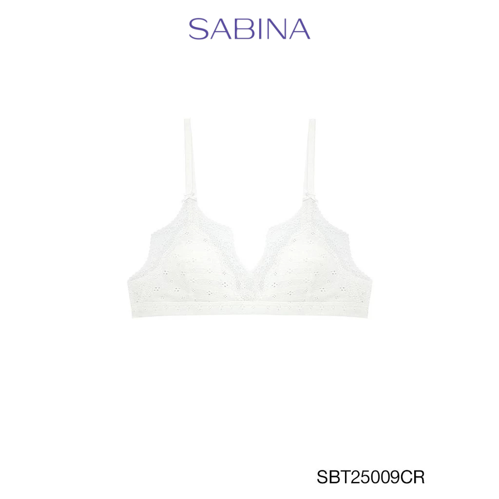Sabina Club Dimanche เสื้อชั้นในไร้โครง รหัส SBT25009CR - สีครีม