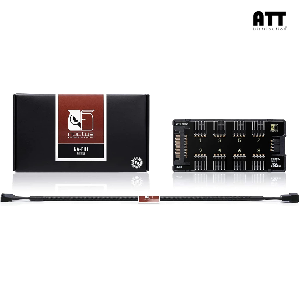 Noctua NA-FH1, 8 Channel Fan Hub