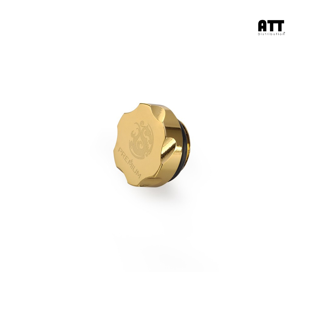Bitspower Premium G1/4" True Brass Stop Fitting