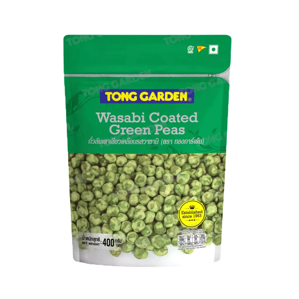 Tonggarden ถั่วลันเตาเคลือบรสวาซาบิ 400 กรัม
