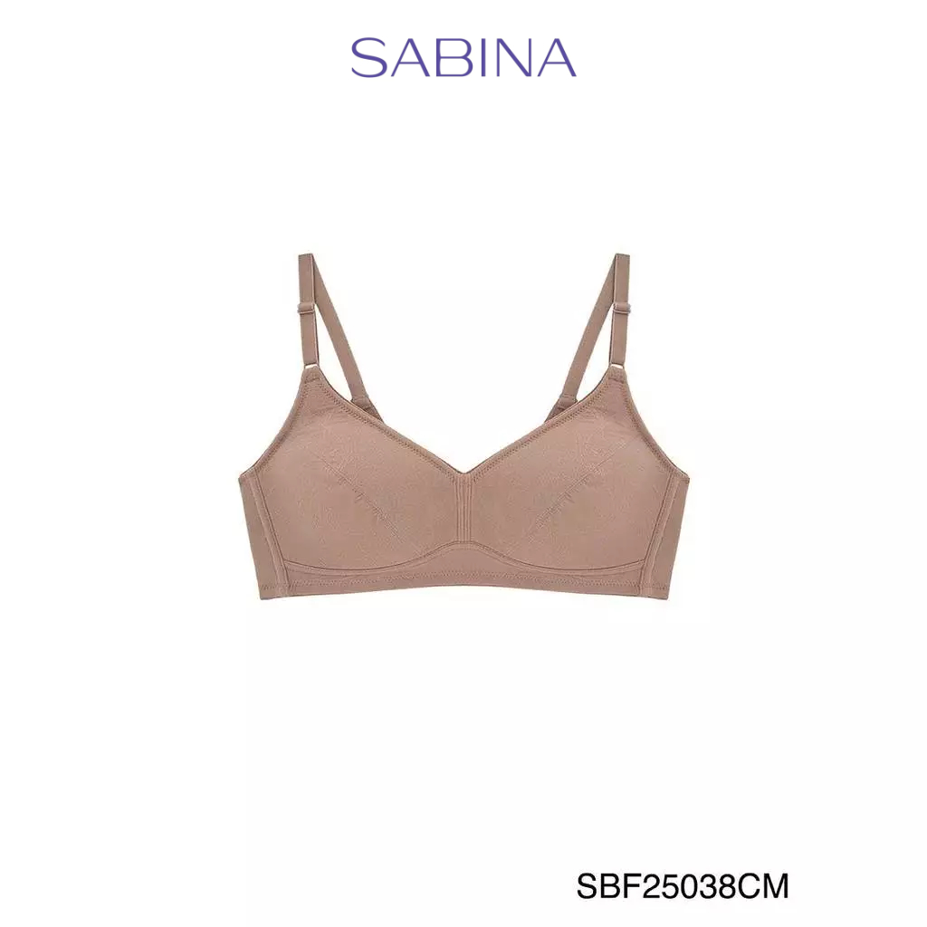 Sabina Forever Young Level 1 เสื้อชั้นใน  ไร้โครง รหัส SBF25038CM - สีช็อคโกแลต