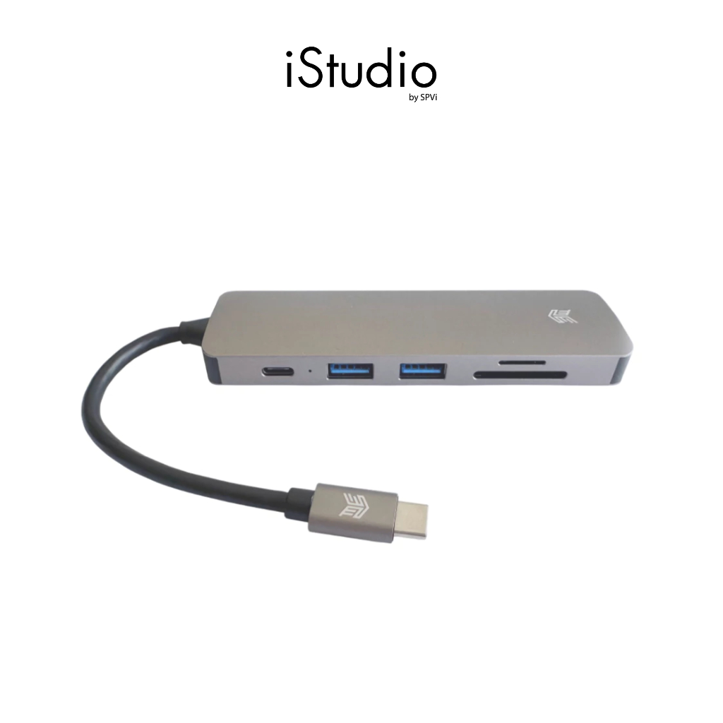 STM USB-C Media Hub Multi Ports - Grey