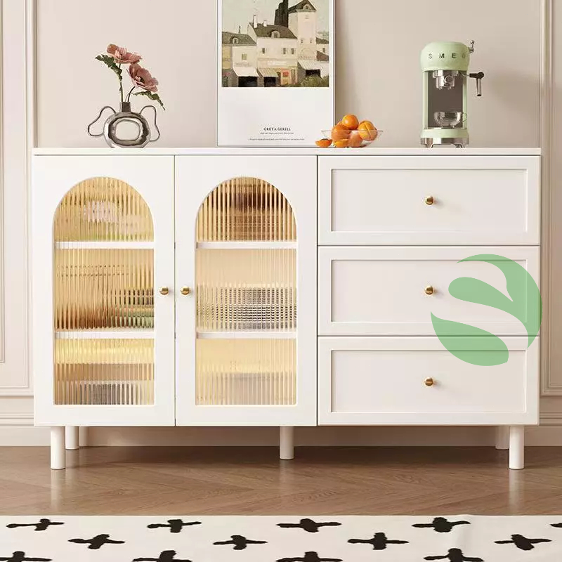 ตู้เก็บของ ตู้ไซด์บอร์ด หลายชั้นเก็บจานชาม กันฝุ่นและกันแมลง ตู้เก็บของในครัว - รูปที่ 5