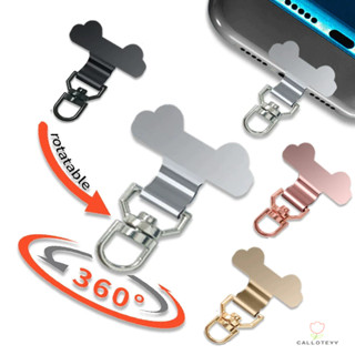 【CY】สายคล้องโทรศัพท์สแตนเลส หมุนได้ 360 องศา พร้อมคลิปโลหะสำ…