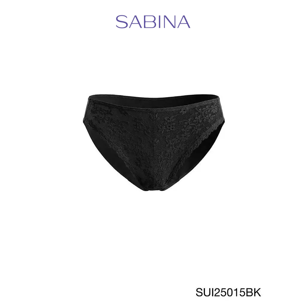 Sabina Modern V  กางเกงในทรงบิกินี่ รหัส SUI25015BK - สีดำ