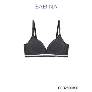 Sabina Sbn Sport Light to Medium Support เสื้อชั้นใน ไร้โครง รหัส SBB25003SD - สีเทาเข้ม