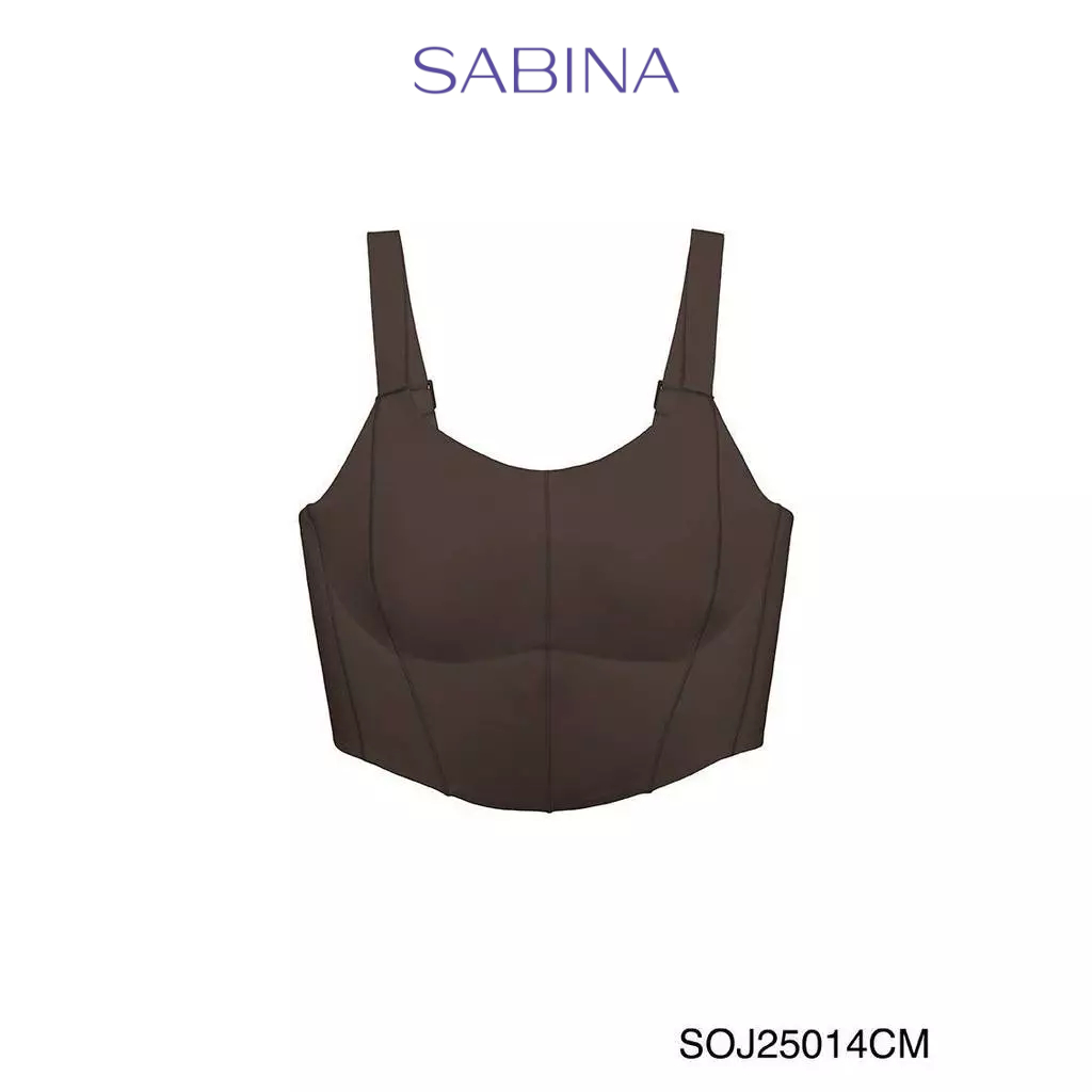 เสื้อออกกำลังกายคอเซ็ท รหัส SOJ25014CM - สีช็อคโกแลต