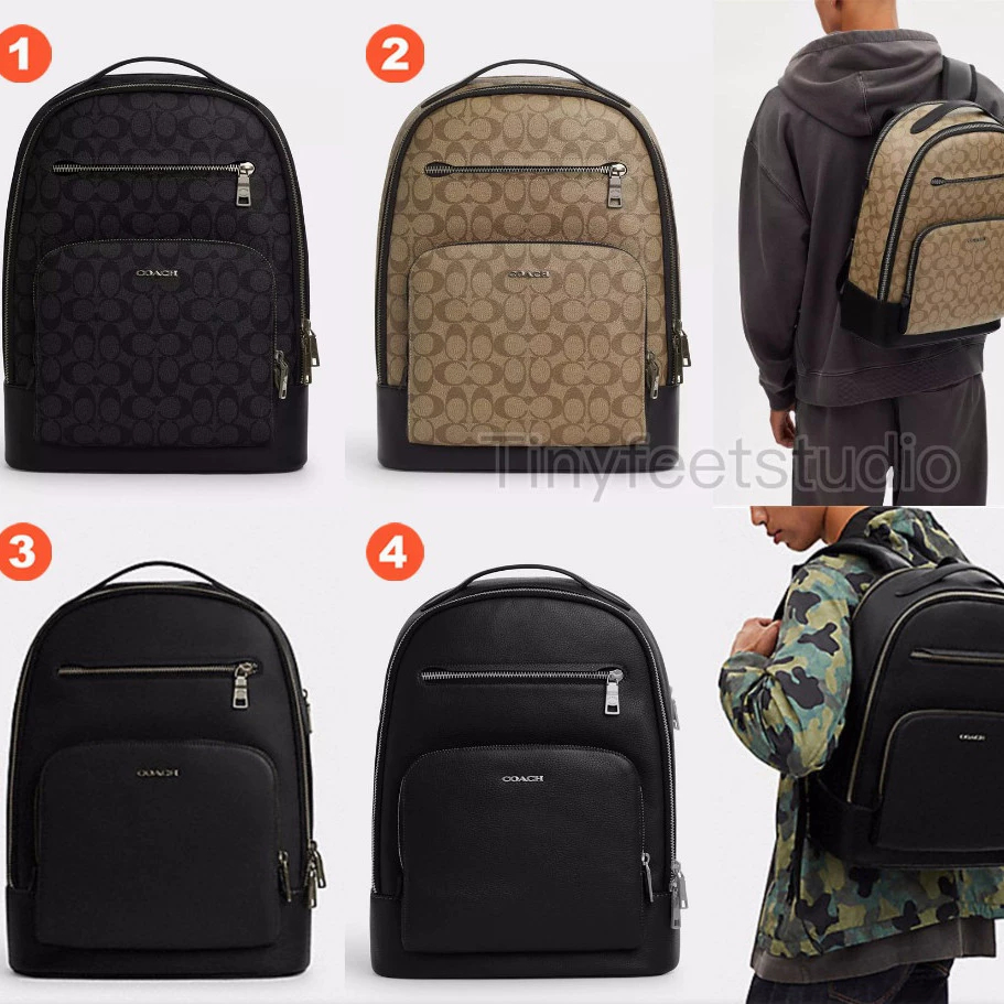 Backpack CU201 C2722 23202 C2712 C4139 C2710 กระเป๋าเป้ กระเป๋าผู้ชาย กระเป๋าเป้สะพายหลัง ความจุสูง 95D7J