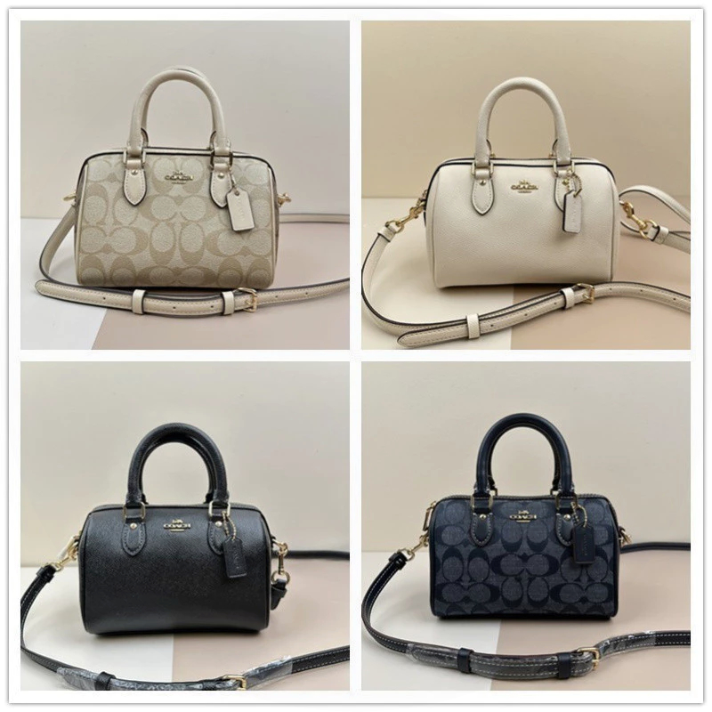 Mini Crossbody กระเป๋าผู้หญิง CH157 CH370 CH160 ส่งฟรี กระเป๋า  บอสตันแบบใช้มือถือแบบคาวไฮด์พิมพ์ฝ่า