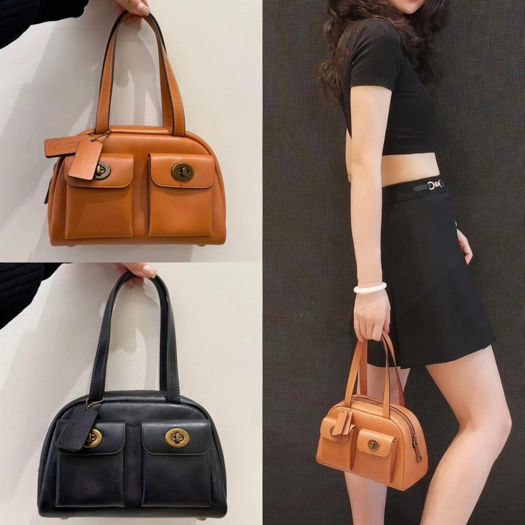 Twin Turnlock Bag 20 CCC55 กระเป๋าสะพายข้าง กระเป๋าผู้หญิง กระเป๋าถือ ขนาดเล็ก  U14R35E8