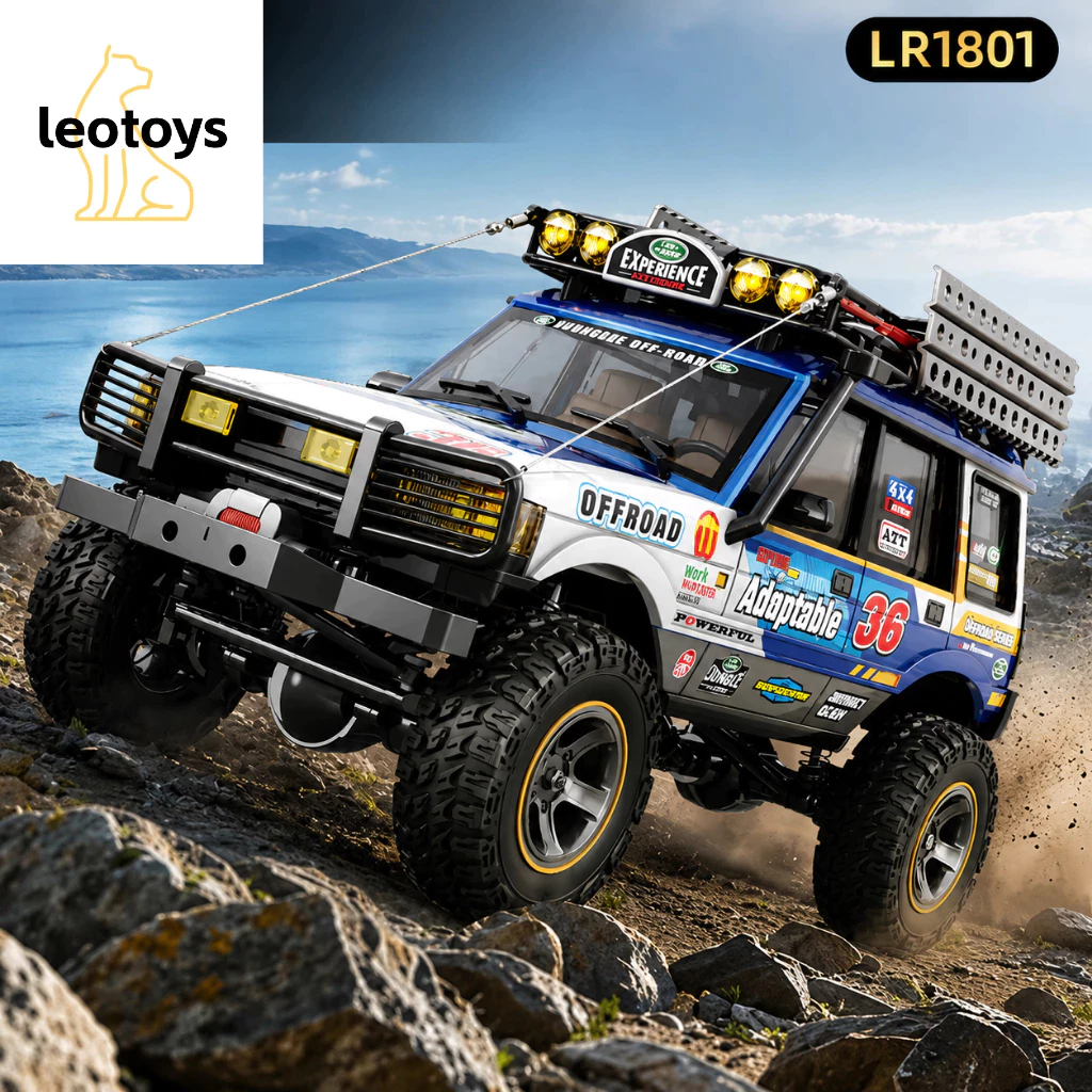 jxc lr1801 รถบังคับออฟโรด 1:18 ระบบไฟอัตโนมัติ+ล้อยางกันลื่น+ระบบกันกระแทก+เปลี่ยนเกียร์ได้ ของเล่นเด็ก