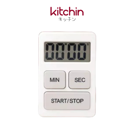 นาฬิกาจับเวลาแบบปุ่มกดขนาดใหญ่ ใช้งานง่าย เหมาะสำหรับทุกวัย–Kitchinคิดชิน