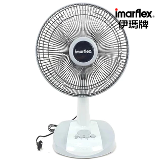IMARFLEX_1 พัดลม ตั้งโต๊ะ สีทูโทน 12 นิ้ว IF-962X