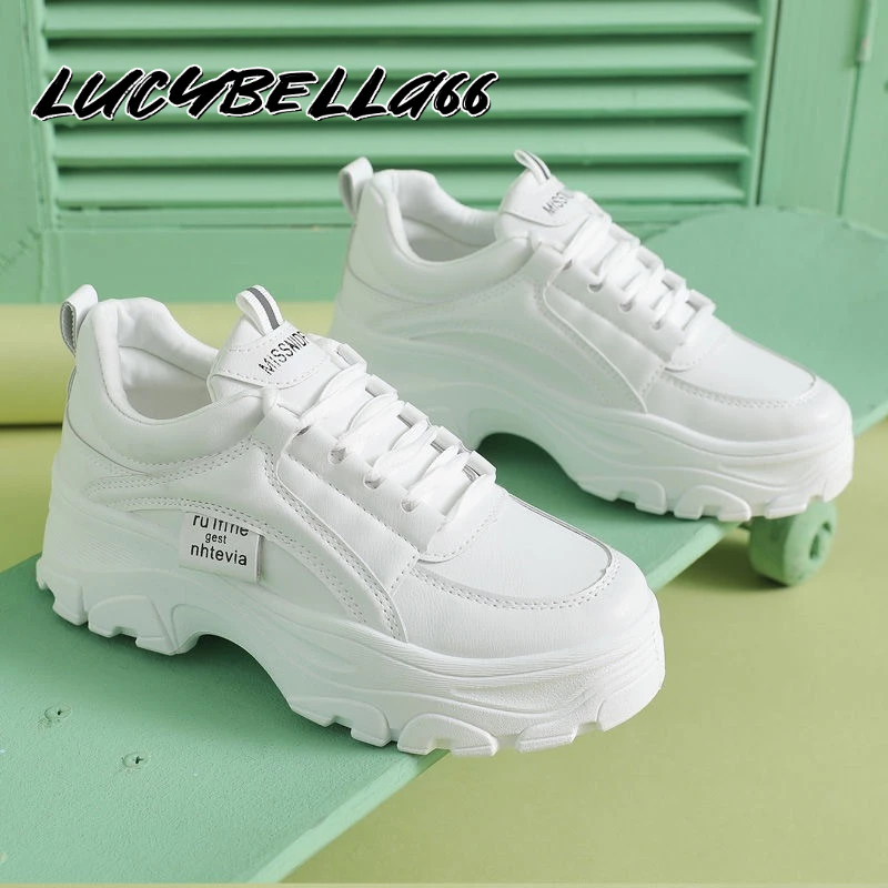 LucyBella รองเท้าผ้าใบผู้หญิง ระบายอากาศได้ ด้านล่างนุ่ม 3 สีให้เลือก รองเท้าผ้าใบ 070102