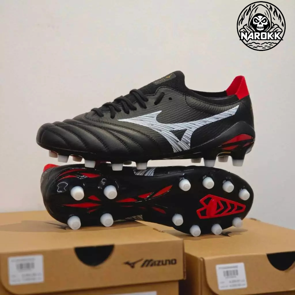 MORELIA NEO V BETA ELITE FG นีโอเบต้า 5 ท็อปเวียดนาม สีดำ OG ของแท้ 100% P1GA269201