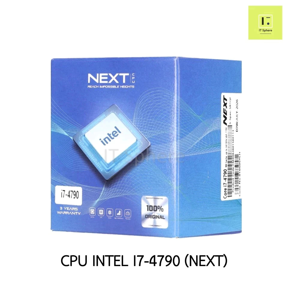 [ศูนย์ไทย มือ1] CPU INTEL I7-4790 (NEXT) LGA1150 LAG 1150 i7 4790 i74790 มือ1