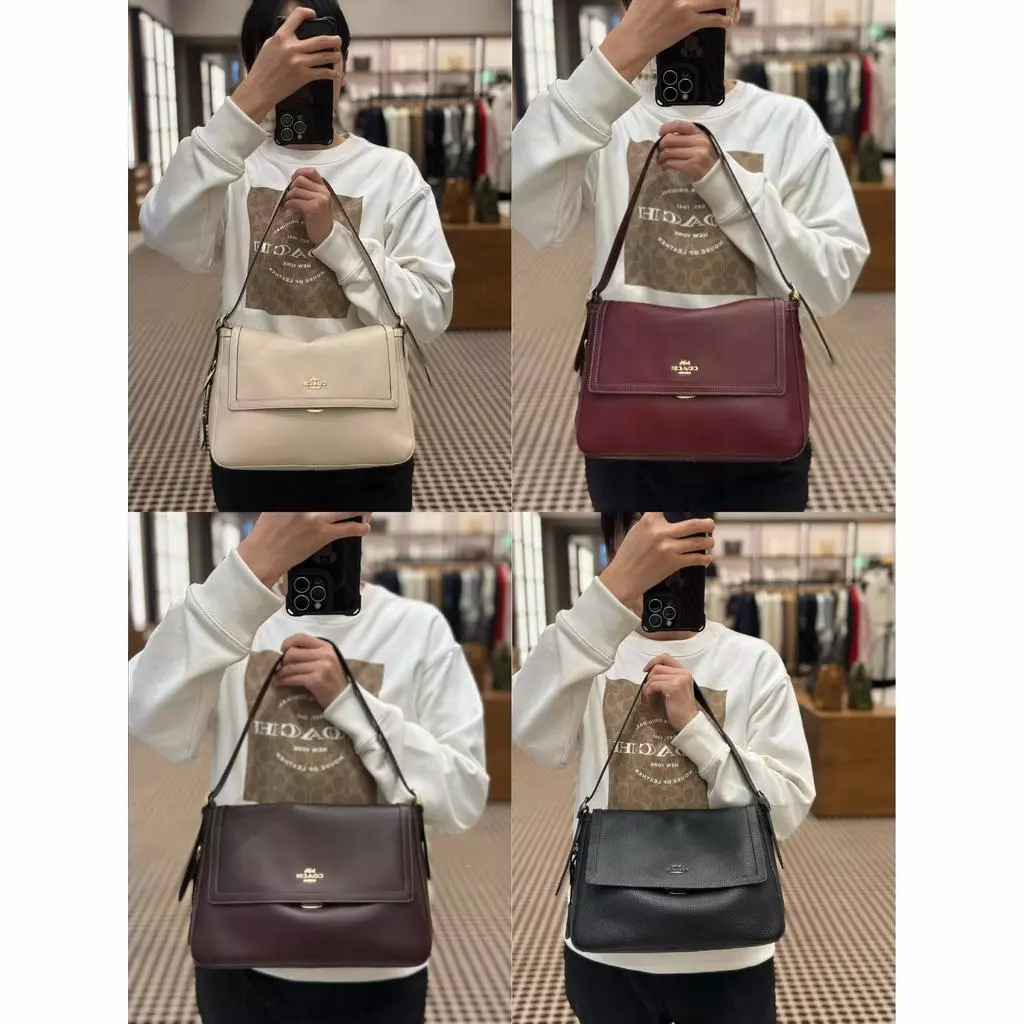 Crossbody Bag กระเป๋าผู้หญิง กระเป๋าสะพายข้าง กระเป๋าสะพายไหล่ใบใหญ่ มีตัวล็อคกด ลาย CCE58  P0CO5A3C