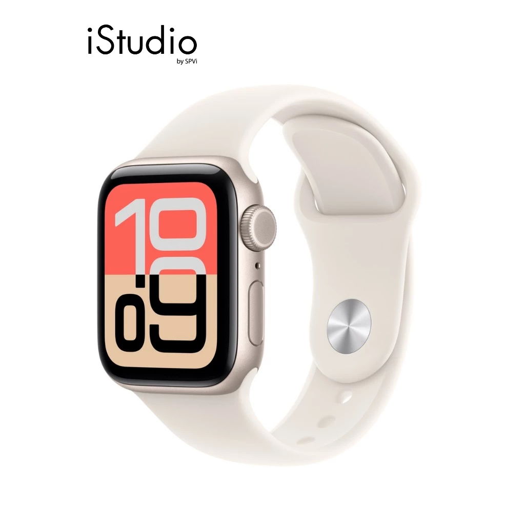 Apple Watch SE3 (2025) GPS + Cellular Aluminium สาย Sport Band I iStudio by SPVi