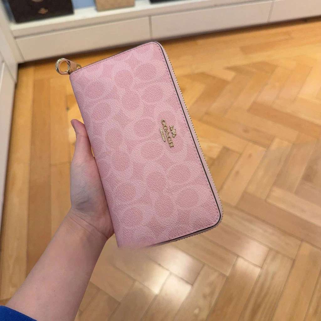 Women Long Wallet กระเป๋าสตางค์ใบยาวผู้หญิง กระเป๋าตังค์ กระเป๋าใส่เหรียญ รวมสายรัดข้อมือ CW778 JC8O