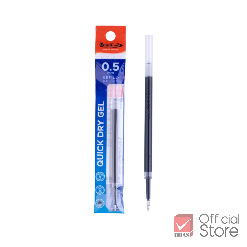Quantum ไส้ปากกา ปากกาเจล QD-G05 0.5 น้ำเงิน จำนวน 1 ไส้ (ใช้ได้กับปากกาเจล ควอนตั้มทุกรุ่น)