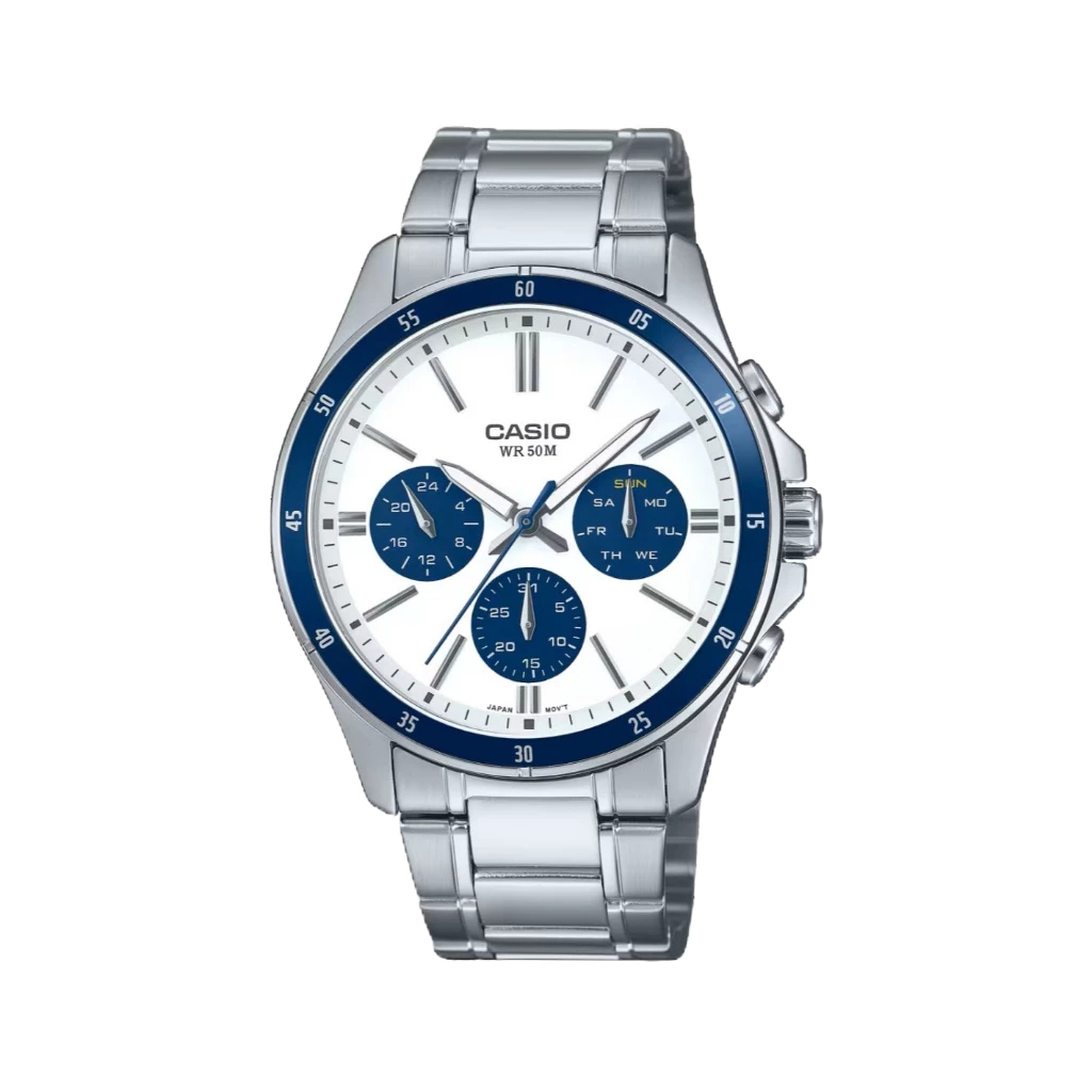 Casio นาฬิกาข้อมือผู้ชาย MTP-1374D-7A2VDF Sporty Men's watch Quartz