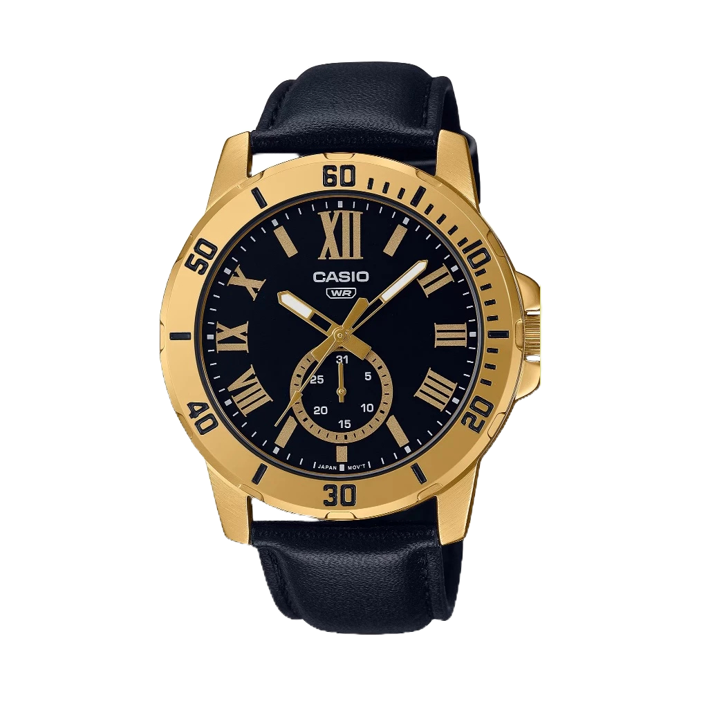 Casio นาฬิกาข้อมือผู้ชาย MTP-VD200GL-1BUDF Sporty Men's watch Quartz
