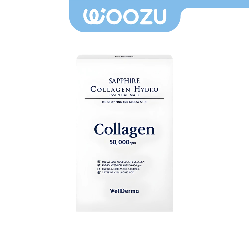 WELLDERMA Sapphire Collagen Hydro Essential Mask (30ml*10ea)(1box)