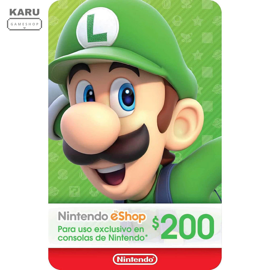 [พร้อมส่ง] มือ1 โค้ด Nintendo eShop : 200 เปโซเม็กซิโก สำหรับ Nintendo Switch / Switch 2 โซนเม็กซิโก