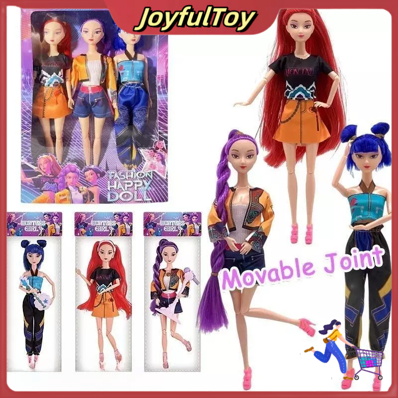Zoey Mira Rumi Kpop ของเล่นตุ๊กตา kpop demon hunter Zoey Mira Rumi Action Figure ชุดของเล่นเด็กของขว