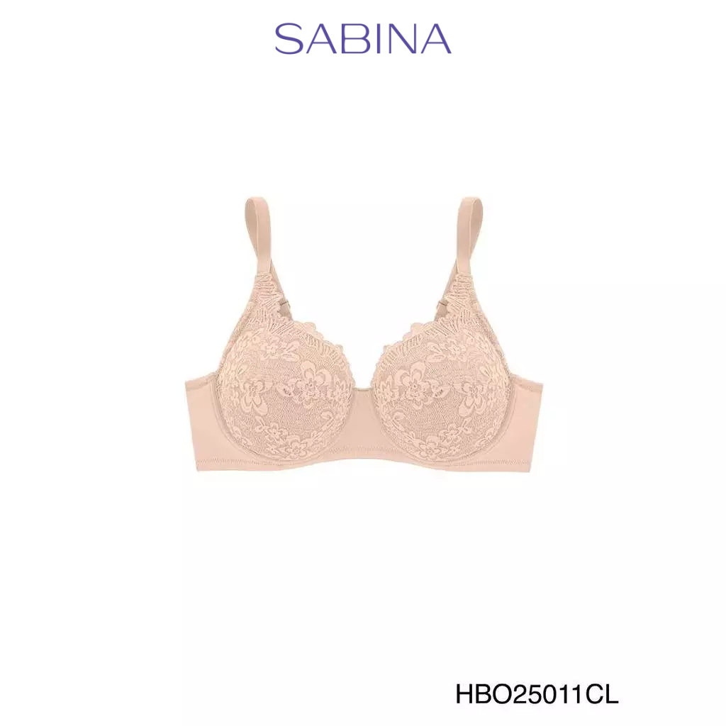 Sabina Habpy Adult Level 1 เสื้อชั้นใน  มีโครง รหัส HBO25011CL - สีเนื้ออ่อน